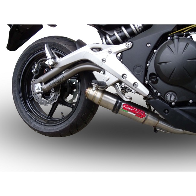 ESCAPE GPR DEEPTONE INOX KAWASAKI ER 6 N - F 2012/16 ESCAPE GPR DEEPTONE INOX KAWASAKI ER 6 N - F 2012/16
