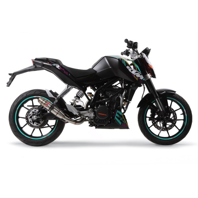 ESCAPE GPR DEEPTONE INOX KTM DUKE 125 2011/16
