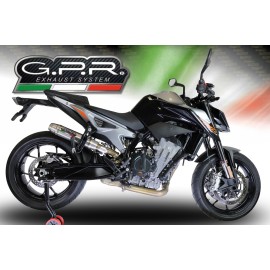ESCAPE GPR DEEPTONE INOX KTM DUKE 790 2017/18 HOM