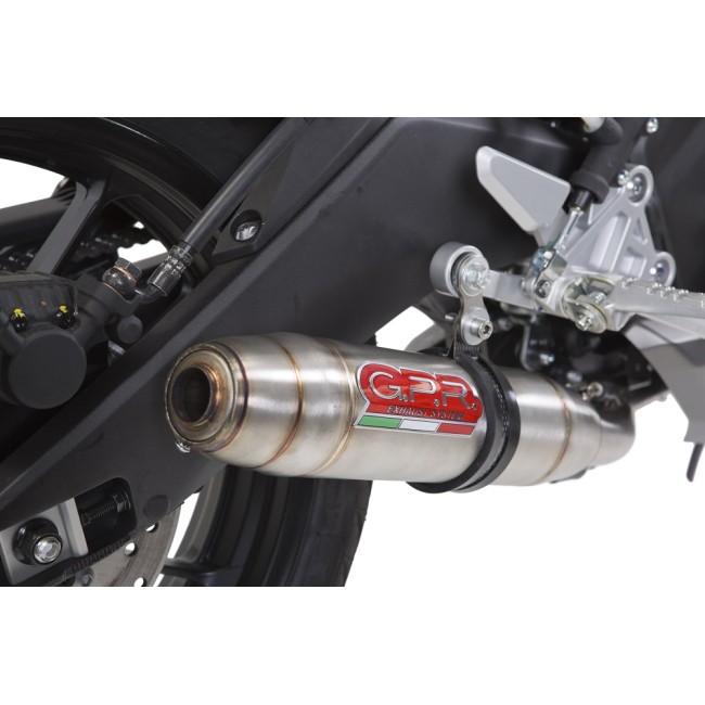 ESCAPE GPR DEEPTONE INOX YAMAHA MT 125 2014/17