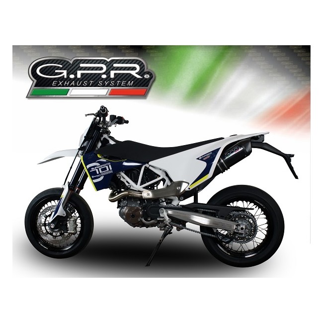 ESCAPE GPR FURORE NERO HUSQVARNA SUPERMOTO 701 / ENDURO 7