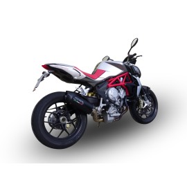 ESCAPE GPR FURORE NERO MV AGUSTA BRUTALE 800 DRAGSTER 201
