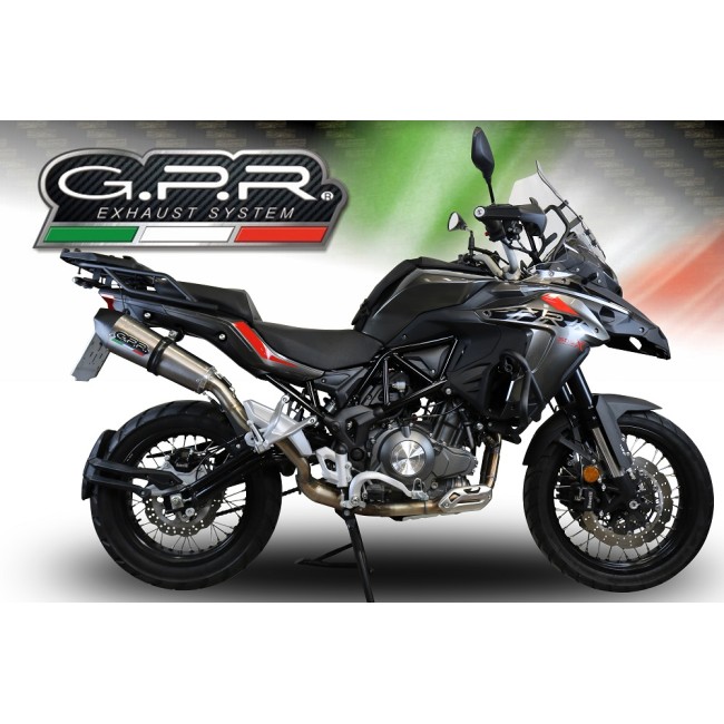 ESCAPE GPR GP Evo4 Titanium Benelli Trk 502 X 2021/2024 e ESCAPE GPR GP Evo4 Titanium Benelli Trk 502 X 2021/2024 e