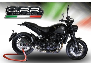 ESCAPE GPR Gpe Ann. Black titanium Benelli Leoncino 500 T