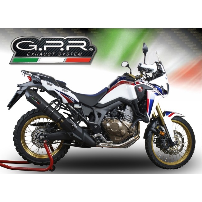 ESCAPE GPR GPE ANNIVERSARY BLACK TITANIUM HONDA CRF 1000