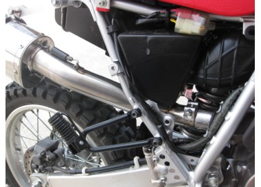 ESCAPE GPR HONDA XR 650 R 2000/08 ESCAPE HOMOLOGADO Y TUBO CONEXIÓN  SATINOX