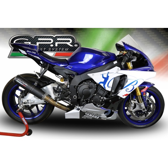 ESCAPE GPR M3 BLACK TI. MOTO 3 W.C.R. YAMAHA YZF R1/R1-M