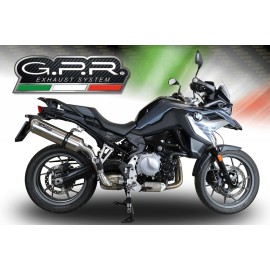 ESCAPE GPR SATINOX BMW F 750 GS 2018/19