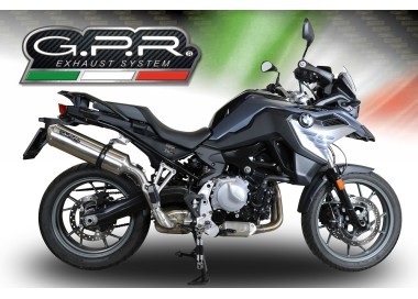 ESCAPE GPR SATINOX BMW F 750 GS 2018/19