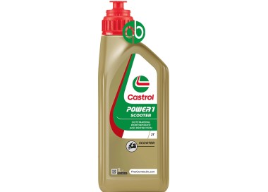 Aceite CASTROL POWER1 SCOOTER 2T 1L -Protección extra en tu scooter |REBESA