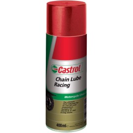 Aceite CASTROL AEROSOL CHAIN LUBE RACING 0,400GR-nueva fórmula 5 en 1  |REBESA