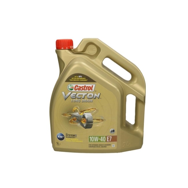 Aceite CASTROL VECTON L.D. 10W40 E6/E9 5L- lubricación máxima. |REBESA