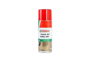Aceite CASTROL AEROSOL FOAM FILTER OIL 0,400GR-nueva fórmula 5 en 1  |REBESA