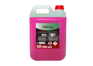 Anticongelante YENCOIL ANTICONGELANTE ORGAN. 50% 5L ROSA -VW774D (G12)-Calidad premium y Confianza|REBESA