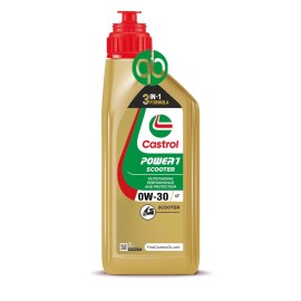 Aceite CASTROL POWER 1 SCOOTER 4T 0W30 1L PIAGGIO (15CB61)-Máxima Calidad y Confianza|REBESA