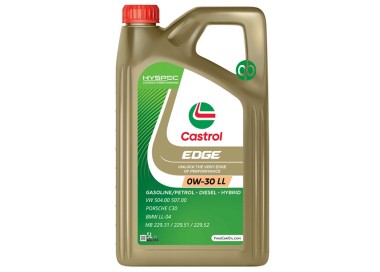 Aceite CASTROL EDGE 0W30 LL 5L (15CF8F)-Máxima Calidad y Confianza|REBESA