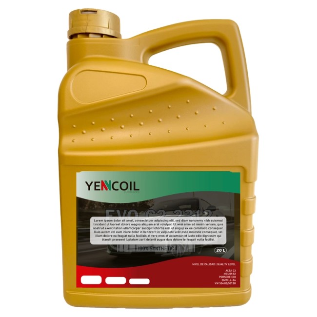 Aceite YENCOIL EVO 0W20 HYBRID C5 P2010 4L-Máxima Calidad y Confianza|REBESA