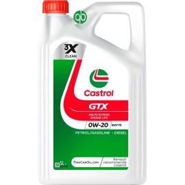 Aceite CASTROL GTX 0W20 RN17 FE 5L-Máxima Calidad y Confianza|REBESA