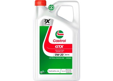Aceite CASTROL GTX 0W20 RN17 FE 5L-Máxima Calidad y Confianza|REBESA