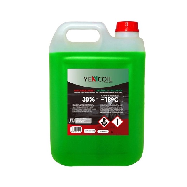 Anticongelante YENCOIL ANTICONGELANTE VERDE 30% 5L-Calidad premium y Confianza|REBESA Anticongelante YENCOIL ANTICONGELANTE VERDE 30% 5L-Calidad premium y Confianza|REBESA