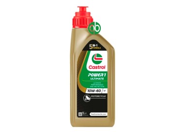 Aceite CASTROL POWER 1 ULTIMATE  4T 10W60 12X1L-Máxima Calidad y Confianza|REBESA
