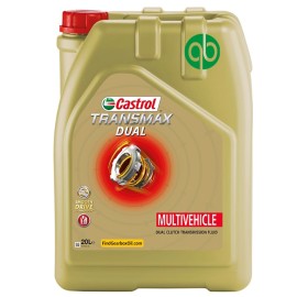 Aceite CASTROL TRANSMAX DUAL MULTIVEHICLE 20L-Máxima Calidad y Confianza|REBESA