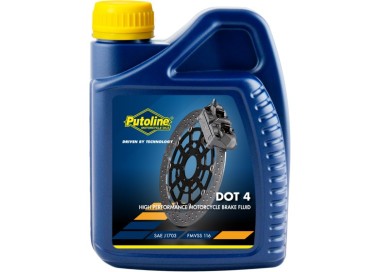 Putoline BOTELLA PUTOLINE BRAKE FLUID DOT 4 0,5L | REBESA.COM