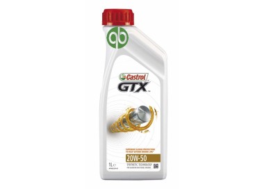 CASTROL GTX 20W50 1L-Calidad premium para tu motor. |REBESA