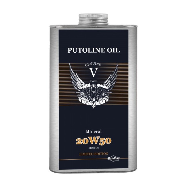 Putoline LATA PUTOLINE GENUINE V -TWIN MINERAL 20W-50 1L | REBESA.COM