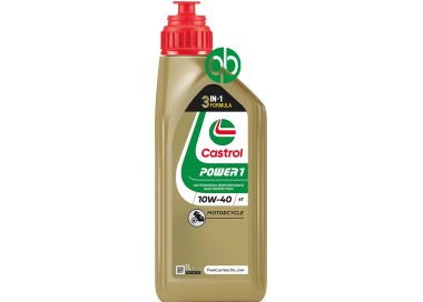 Aceite CASTROL POWER1 4T 10W40 1L-Protección extra en tu moto |REBESA