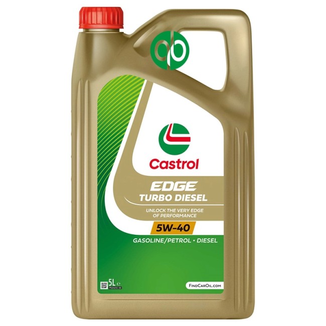CASTROL EDGE T. DIESEL 5W40 5L -El aceite motor más resistente. |REBESA