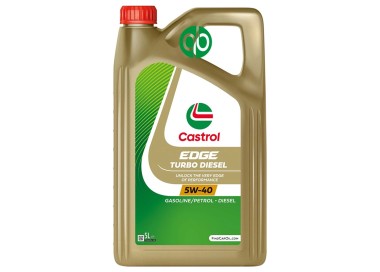 CASTROL EDGE T. DIESEL 5W40 5L -El aceite motor más resistente. |REBESA