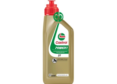 Aceite CASTROL POWER 1 2T 1L-nueva fórmula 5 en 1  |REBESA
