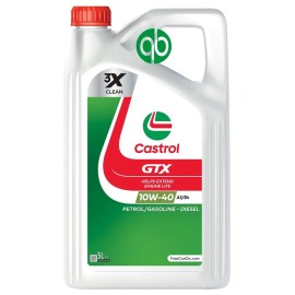 CASTROL GTX 10W40 A3/B4 4X5L-Calidad premium para tu motor. |REBESA
