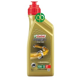 Aceite CASTROL POWER1 RACING 4T 10W50 1L -nueva fórmula 5 en 1  |REBESA