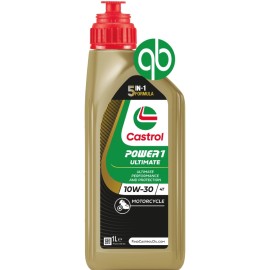 Aceite CASTROL POWER1 ULTIMATE 4T 10W30 1L-nueva fórmula 5 en 1  |REBESA
