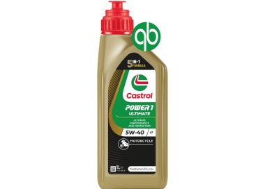 Aceite CASTROL POWER1 ULTIMATE 4T 5W40 1L -nueva fórmula 5 en 1  |REBESA