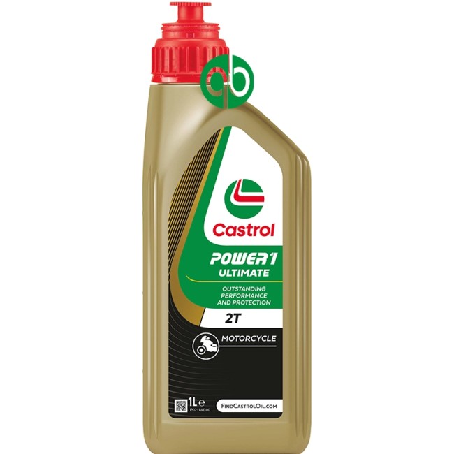 Aceite CASTROL POWER 1 ULTIMATE 2T 1L-nueva fórmula 5 en 1  |REBESA
