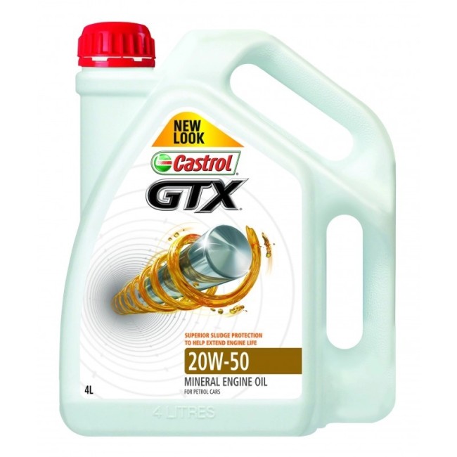 Oleo CASTROL GTX 20W50 4L-Máxima Qualidade e Confiança|REBESA