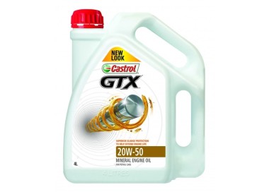 Oleo CASTROL GTX 20W50 4L-Máxima Qualidade e Confiança|REBESA