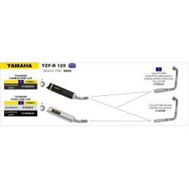 COLECTOR ARROW YAMAHA YZF-R 125 08-010