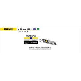 ESCAPE ARROW ALLUMINIO MAXI RACE-TECH SUZUKI DL 10