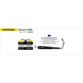 ESCAPE COMPLETO ARROW 74501RB Rebel Kawasaki Vulca