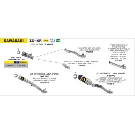ESCAPE ARROW CONICA TITANIO PRO RACING       KAWAS