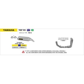 ESCAPE ARROW THUNDER ALLUMINIO YAMAHA YZF R1 -04-0
