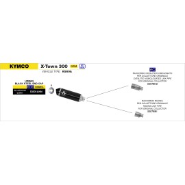 Conector catalítico homologado para escape Urban