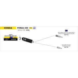 Conector catalítico homologado para escape Urban