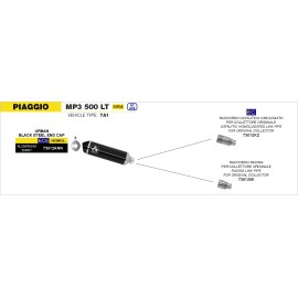 Conector racing para escape Urban