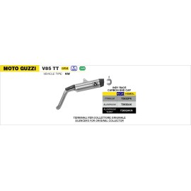Silencioso Indy Race de aluminio fondo en carbono
