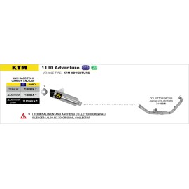 Silencioso Maxi RaceTech de titanio fondo en carbo
